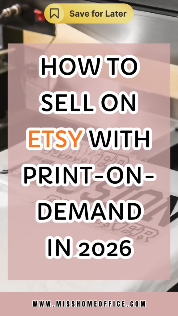 How to sell on etsy with print on demand