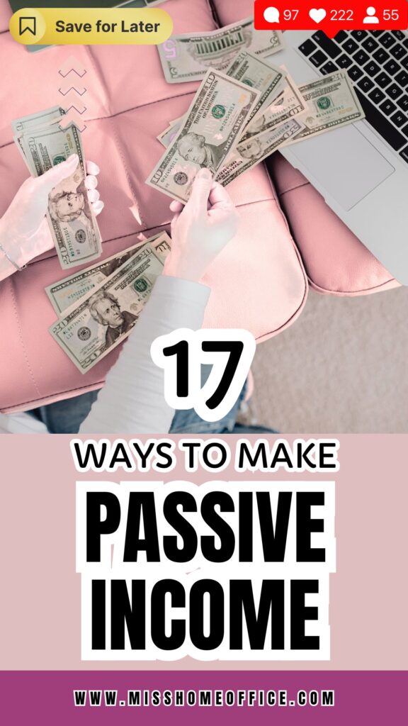 passive income ideas from home
