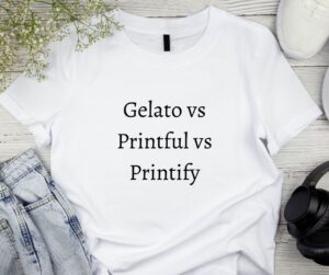 Gelato vs Printful vs Printify