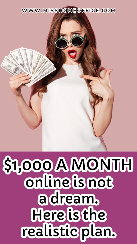 How to Make $1,000 a Month Online