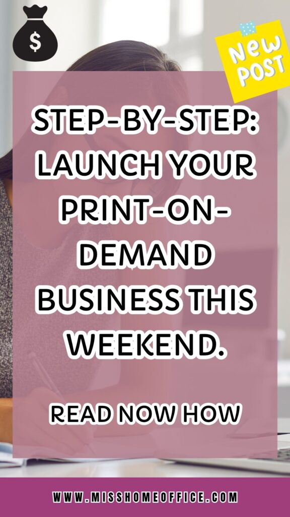 how to start a print-on-demand business